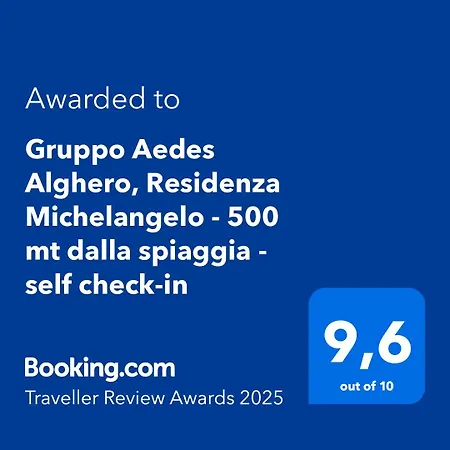 Gruppo Aedes Alghero, Residenza Michelangelo - 500 Mt Dalla *